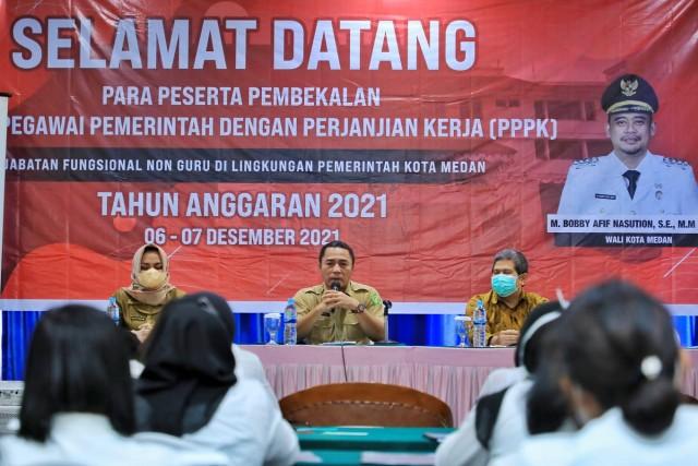 Wujudkan Pegawai Profesional dan Berkompetensi, Pemko Medan Gelar Pembekalan Bagi CPNS dan PPPK