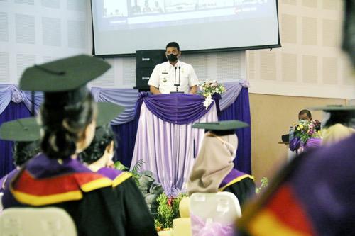 Wali Kota Medan Hadiri Wisuda Sarjana Terapan dan Ahli Madya Politeknik Negeri Medan