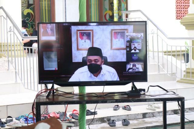 Wali Kota Medan Safari Ramadan Virtual Ke Masjid Nur Hasanah Medan Baru