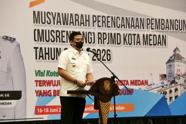 Wali Kota Medan Buka Musrenbang RPJMD Kota Medan Tahun 2021-2026