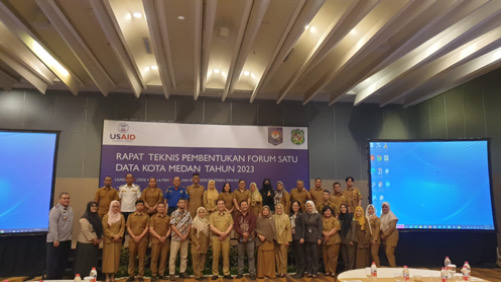 Pemko Medan Berkolaborasi dengan USAID ERAT Gelar Forum Satu Data Indonesia