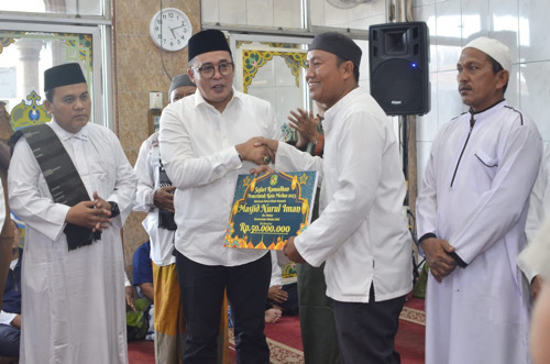 Terima Bantuan Dari Pemko Medan, BKM Masjid Nurul Iman Sampaikan Ucapan Terimakasih