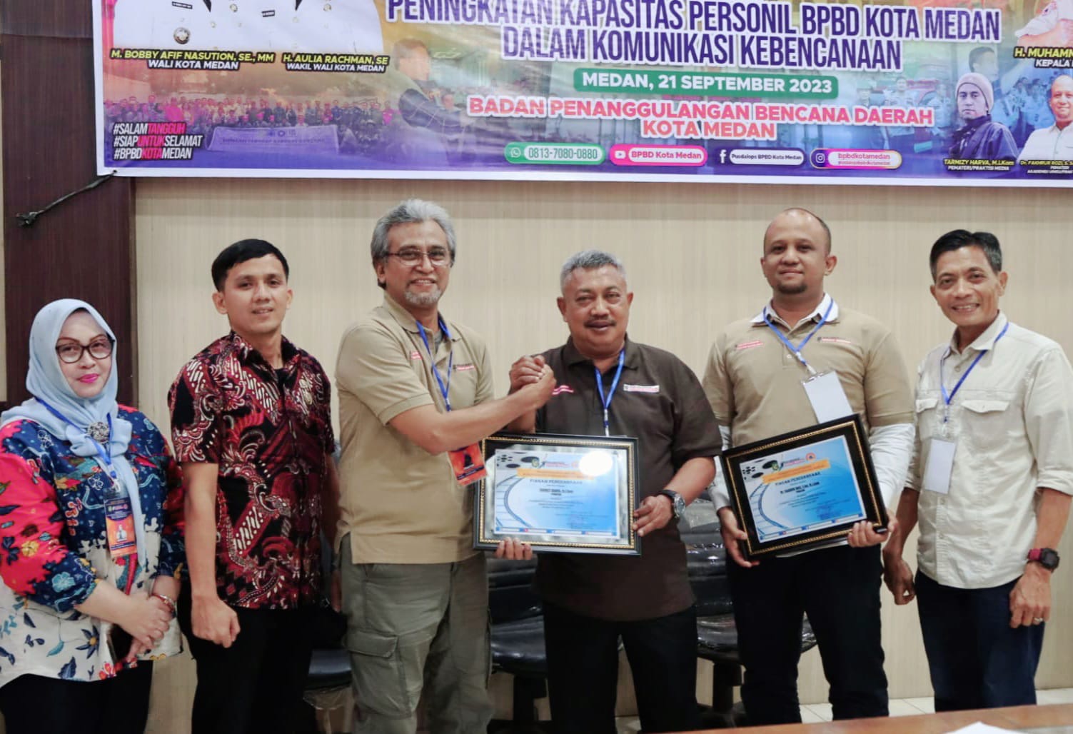 BPBD Medan Gelar Workshop Peningkatan Kapasitas Personil Dalam Komunikasi Kebencanaan