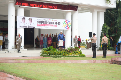 Dipimpin Wali Kota Medan, Upacara Peringatan Hari Sumpah Pemuda Berlangsung Khidmat