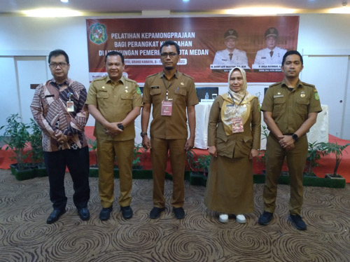 Tingkatkan Kompetensi Kepamongan, BKD&PSDM Kota Medan Menggelar Pelatihan Kepamongprajaan Bagi Perangkat Kelurahan di Lingkungan Pemko Medan