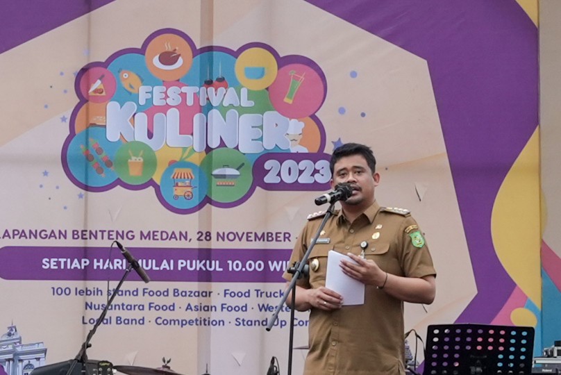 Buka Festival Kuliner 2023, Bobby Nasution Harapkan Kuliner Kuatkan Perekonomian Medan