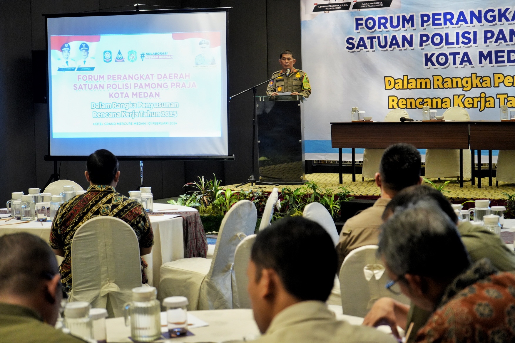 Gelar Forum Perangkat Daerah Satpol PP Kota Medan, Kasat : Tugas Satpol PP Melakukan Penindakan Bukan Pengawasan