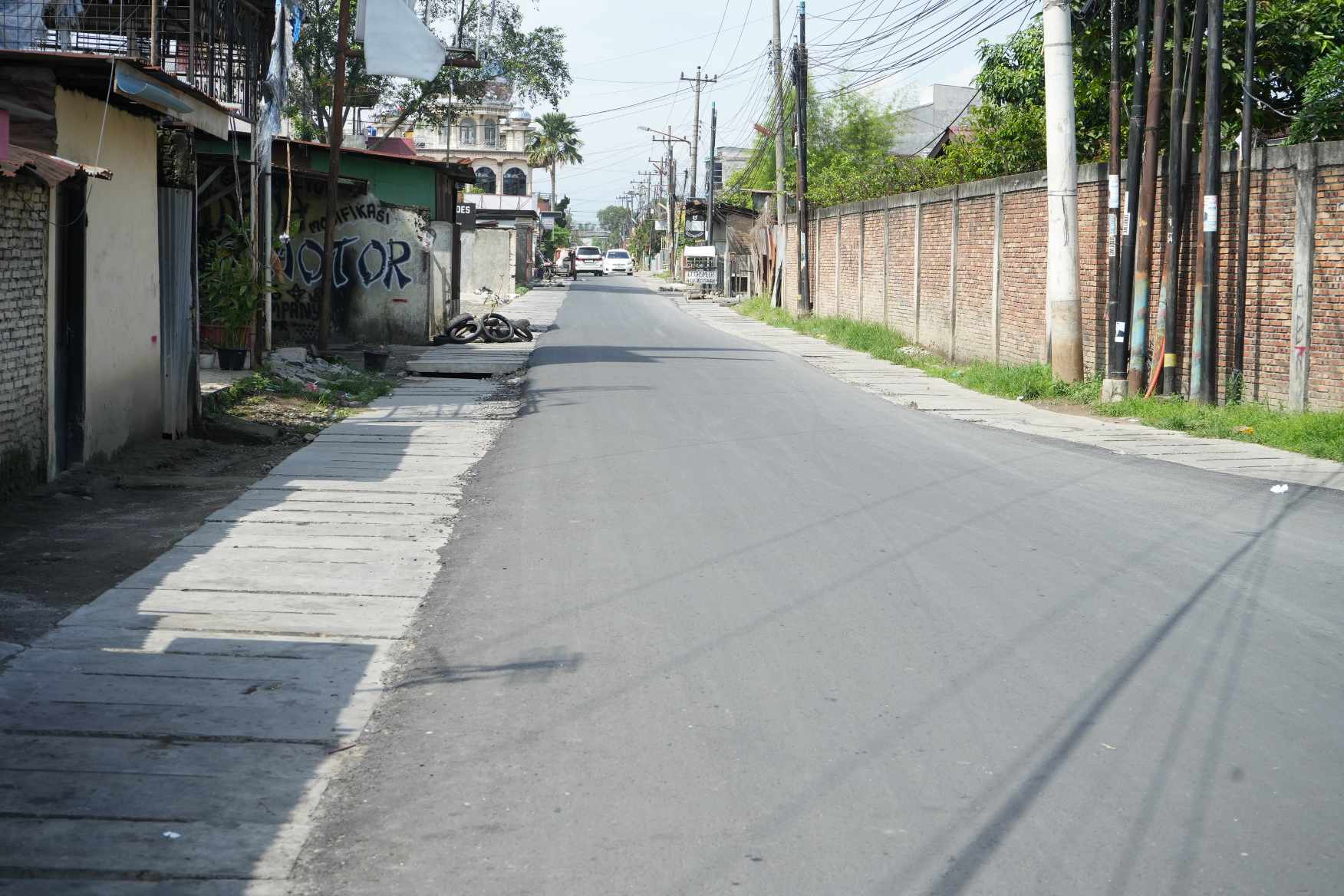 Jalan Bahagia Selesai Diperbaiki, Masyarakat Mengaku Puas Dengan Hasil Kerja Wali Kota Medan