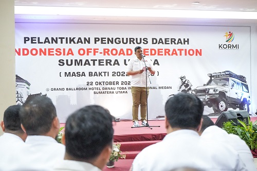 Bobby Nasution Minta IOF Sumut Gelar Pelatihan Relawan Bencana