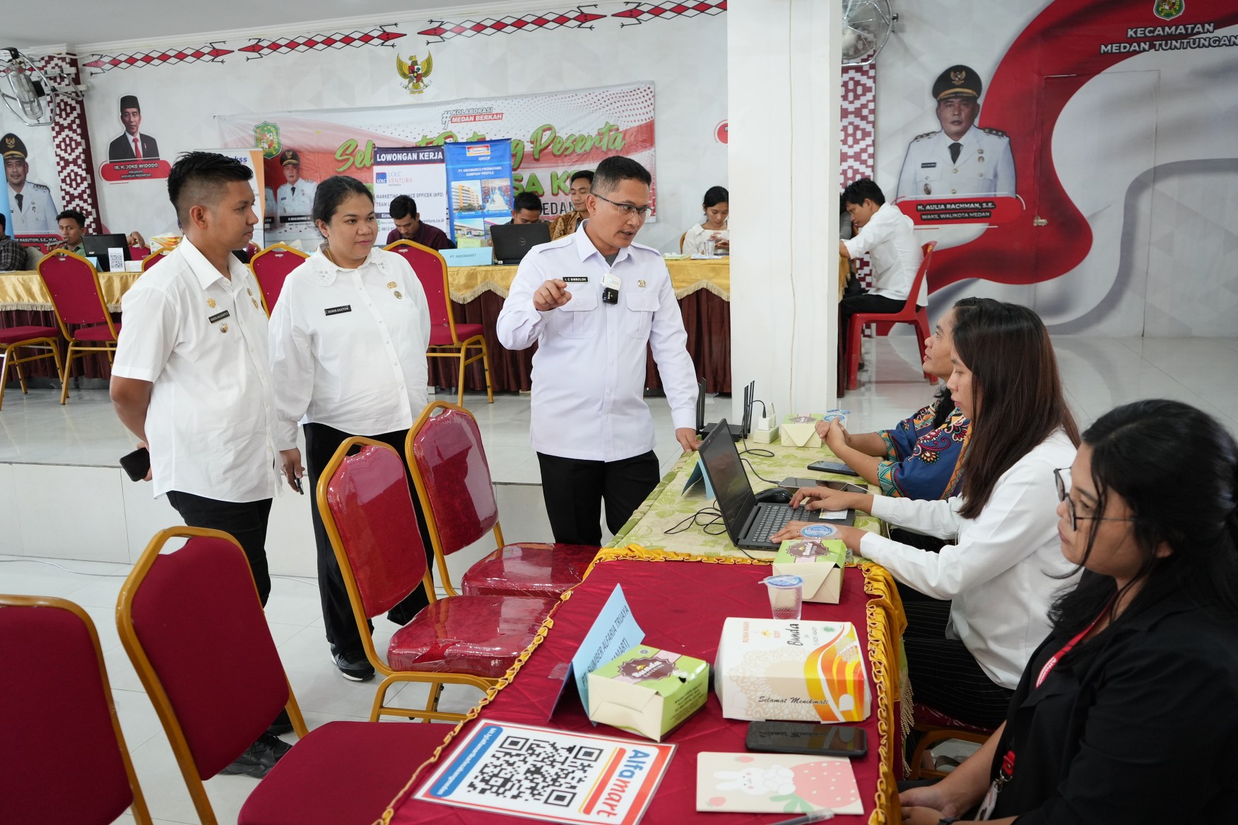 Job Fair Mini Diadakan di Kantor Camat Medan Tuntungan, Kadisnaker Medan : Tujuannya Untuk Lebih Mendekatkan Antara Pemberi dan Pencari Kerja