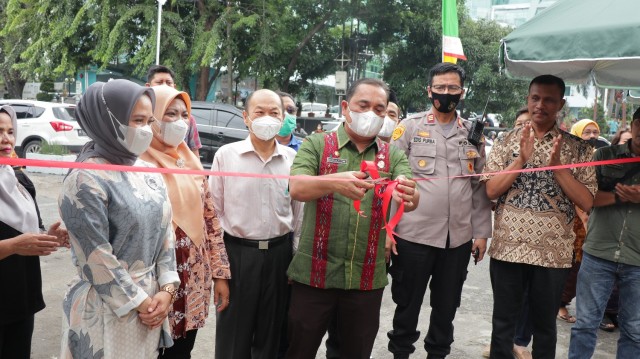 Telah Berdiri Centra UMKM Kelurahan Gang Buntu, Medan Timur