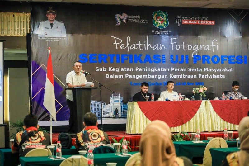 Tingkatkan Kompetensi Fotografer, Pemko Medan Gelar Pelatihan Fotografi dan Sertifikasi Uji Profesi
