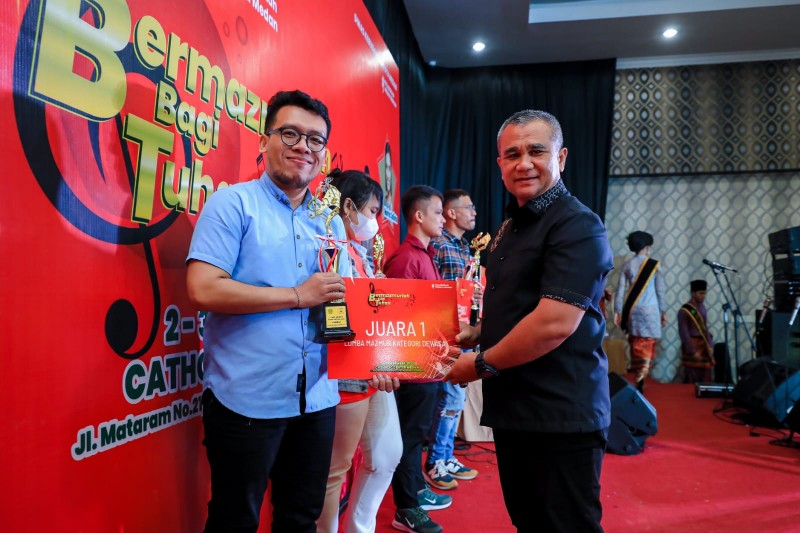 Lomba Bermazmur Ditutup, Pemenang Lomba Berharap Event Ini Rutin Digelar Pemko Medan