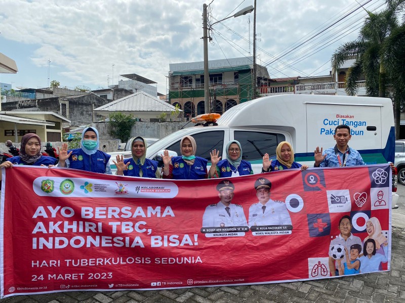 Cegah Penyakit Tuberkulosis, Dinkes Kota Medan Lakukan Penyuluhan Kepada Masyarakat