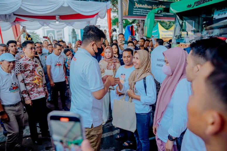 Pertama Kalinya Ikut, Peserta Mudik Ucapkan Terima kasih Atas Program Mudik Gratis Pemko Medan