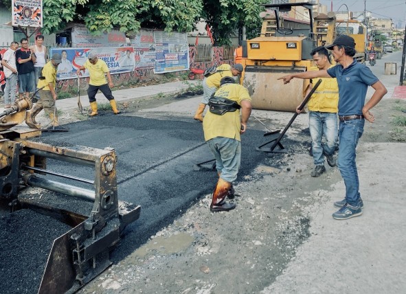 Terima Kasih Pak Bobby, Jalan Rela Sudah Diperbaiki, Tak Ada Pemotor Jatuh Lagi