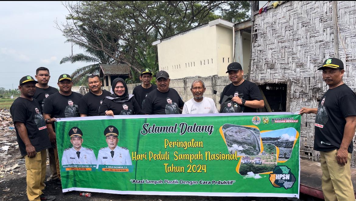 Peringati HPSN 2024, DLH Gelar Aksi Sosial di TPA Terjun, Husni: Pak Bobby Ingin Warga Senantiasa Sehat