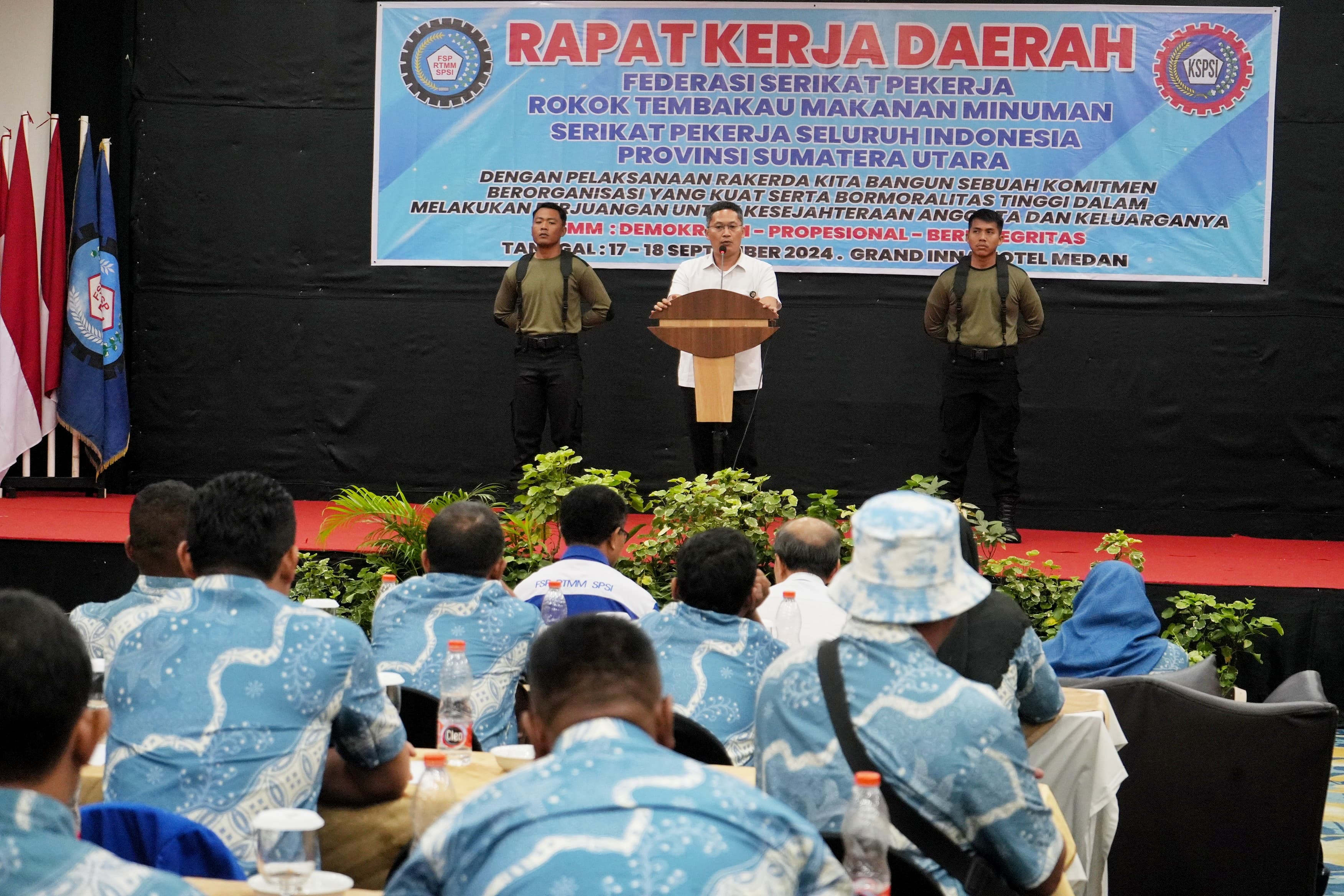 Pemko Medan Apresiasi Diselenggarakannya Rakerda FSP RTMM SPSI