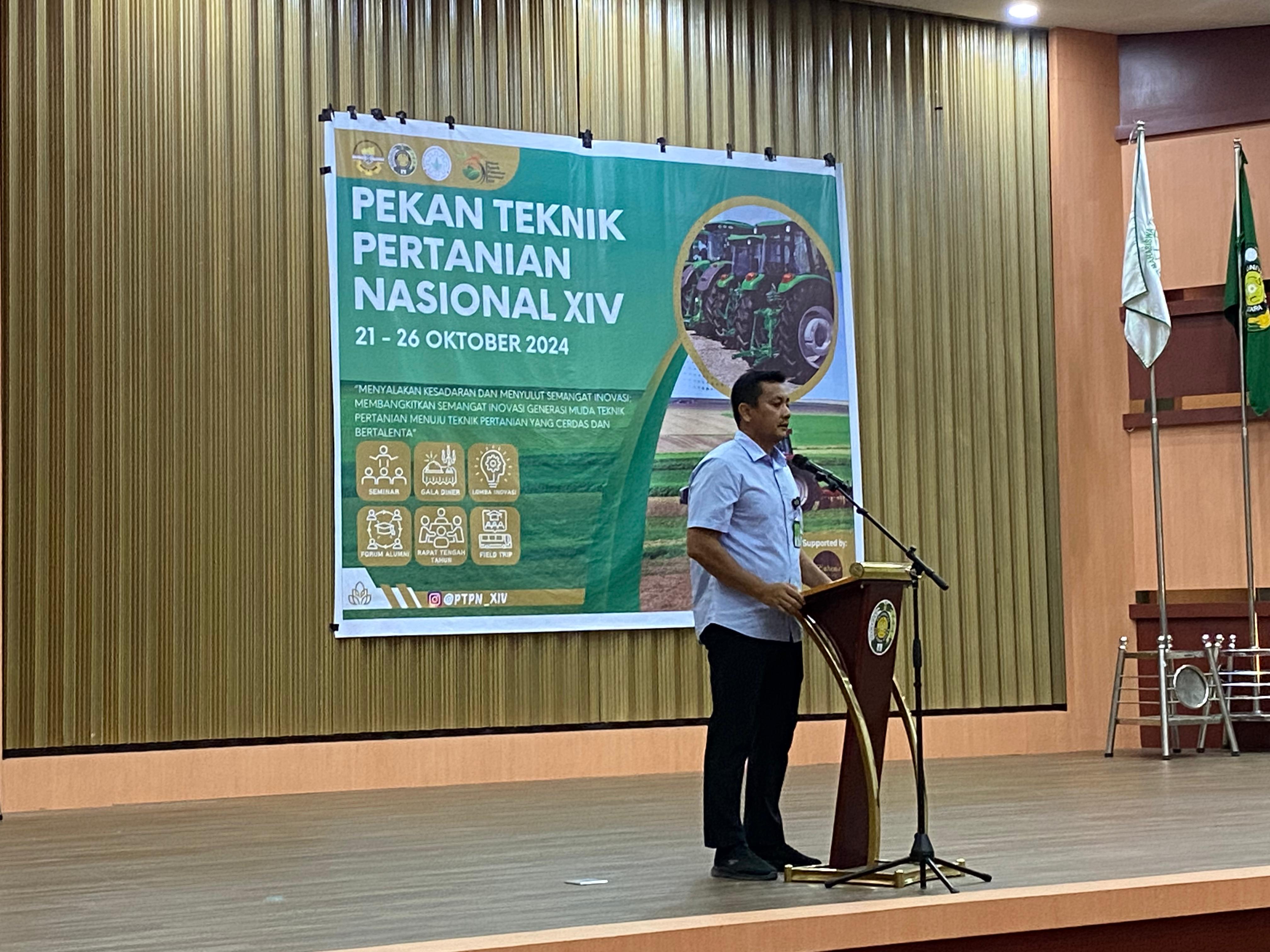 Pemko Medan Dukung Digelarnya Pekan Teknik Pertanian Nasional XIV