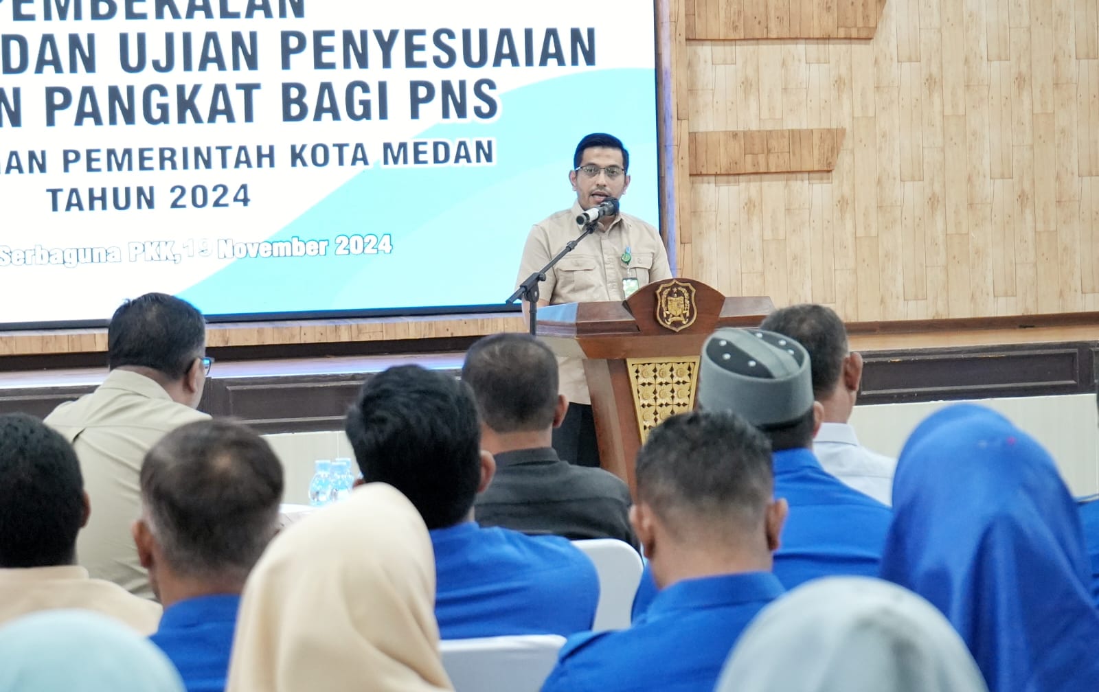 200 ASN Pemko Medan Ikuti Pembekalan Ujian Dinas dan Ujian Penyesuaian Kenaikan Pangkat