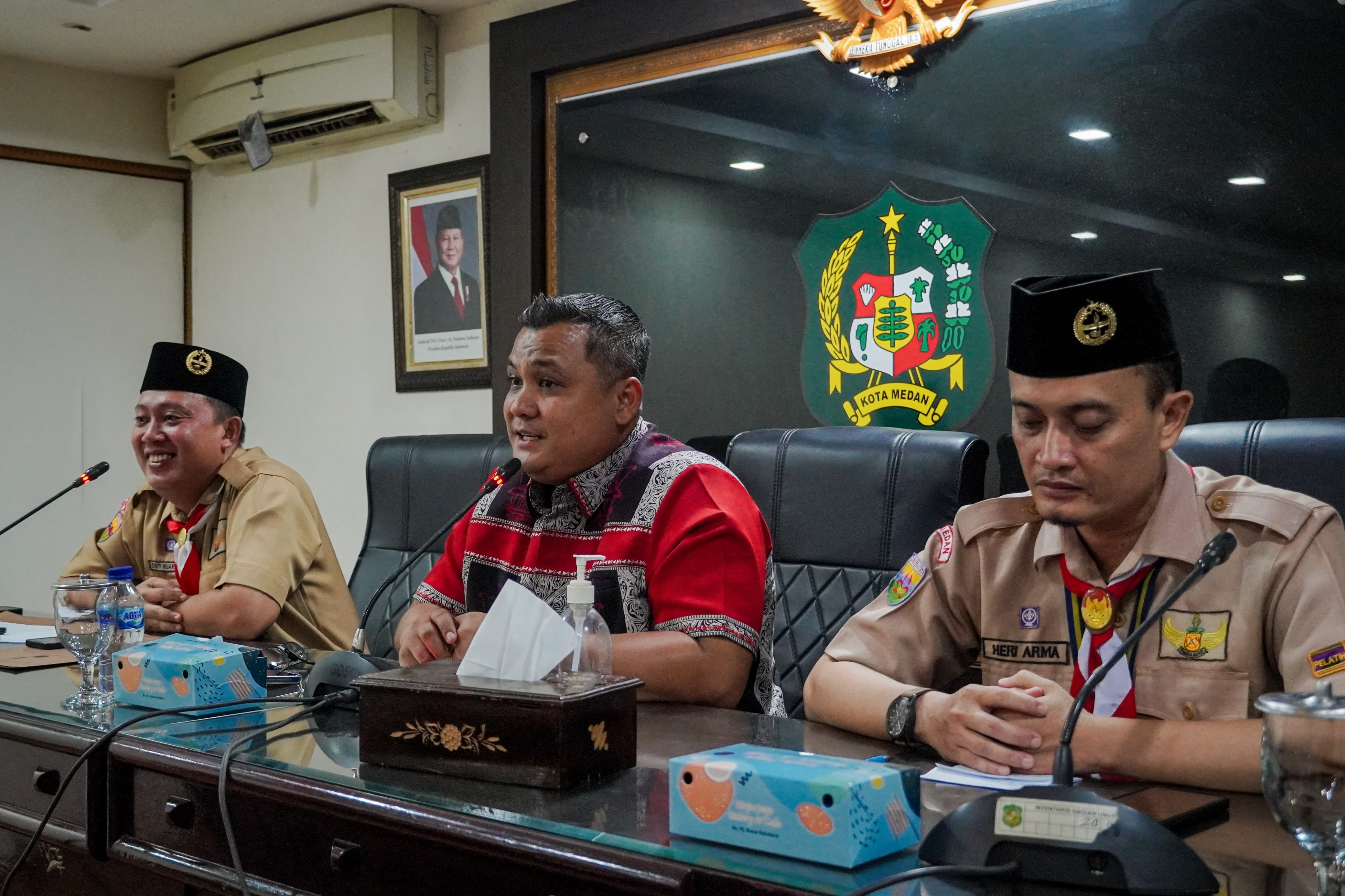 Penuh Dedikasi dan Kerja Keras, Pj Sekda Apresiasi Pengurus Kwarcab Gerakan Pramuka Kota Medan