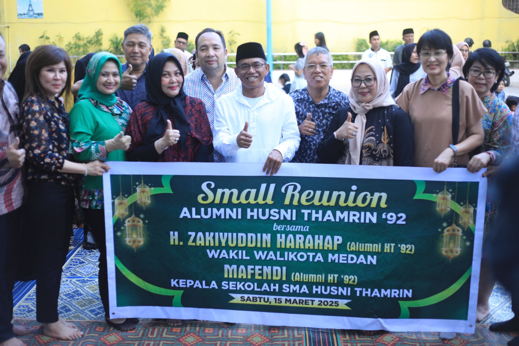 Buka Puasa Bersama Keluarga besar Yayasan Perguruan Husni Thamrin, Wakil Wali Kota Medan Berharap Husni Thamrin Kembali Menjadi Sekolah Unggulan