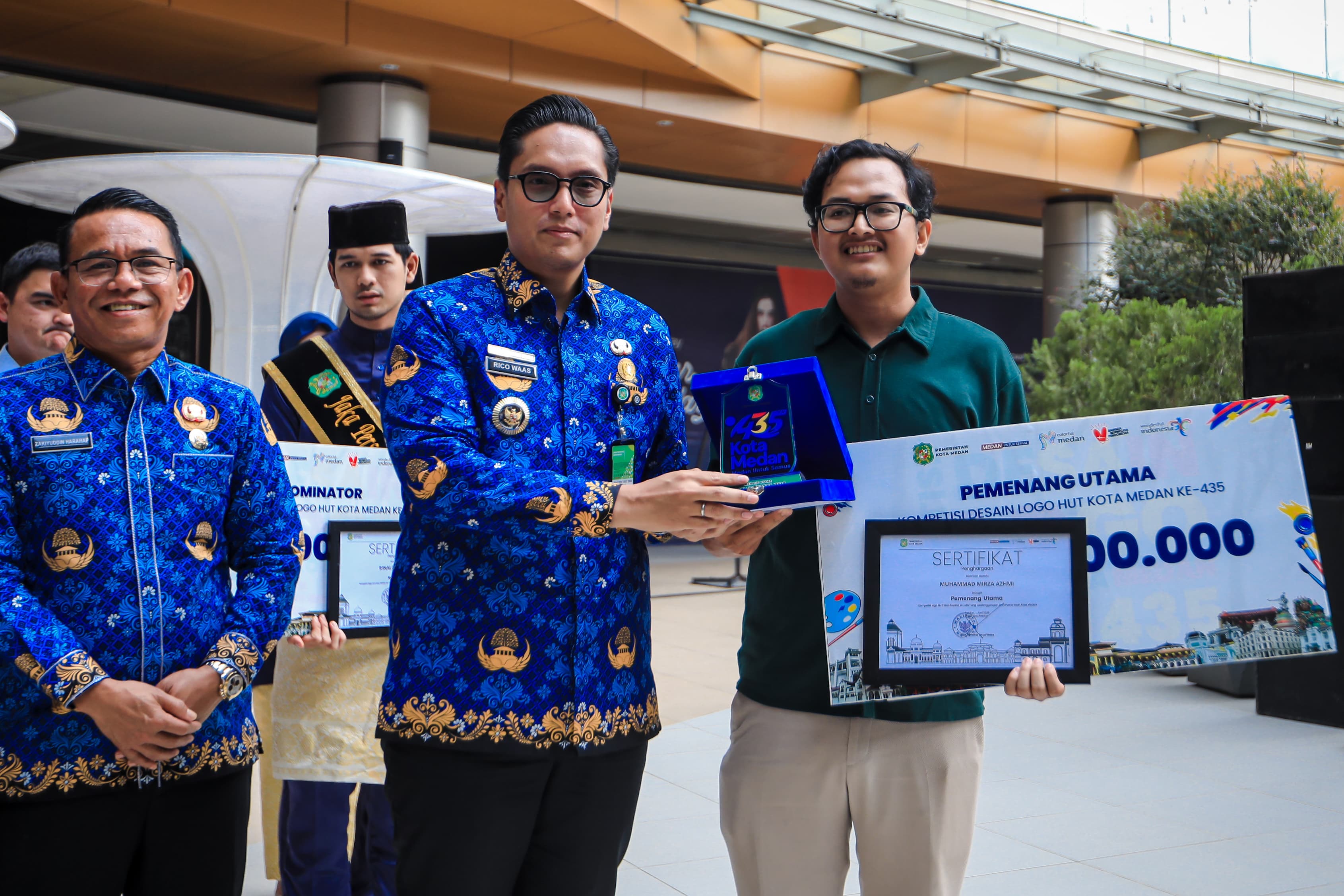Pemenang Kompetisi Logo HUT Kota Medan ke-435 Diumumkan, Rico Waas Merasa Bangga Pertama Kalinya Digelar Banyak Insan Kreatif Yang Ikut