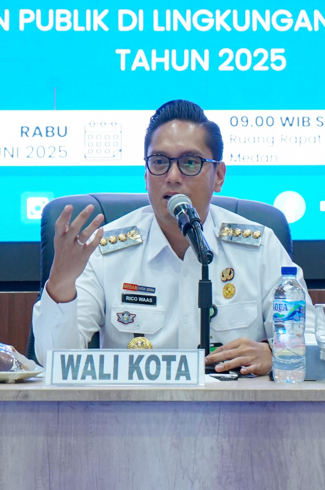 Rico Waas Dorong Pegawai Pemko Medan Tingkatkan Kualitas Pelayanan dan Berorientasi pada Kebutuhan Masyarakat