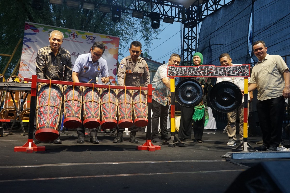 Buka Pesta Seni Medan 2025, Rico Waas Jamin Akan Menjunjung Tinggi Kesenian dan Kebudayaan