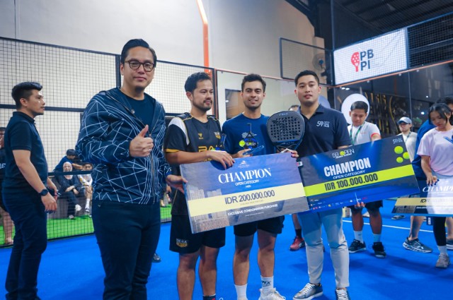 Rico Waas Apresiasi Berlangsungnya Padel Tournament 59 Open, Sebut Yang Terbesar di Sumut