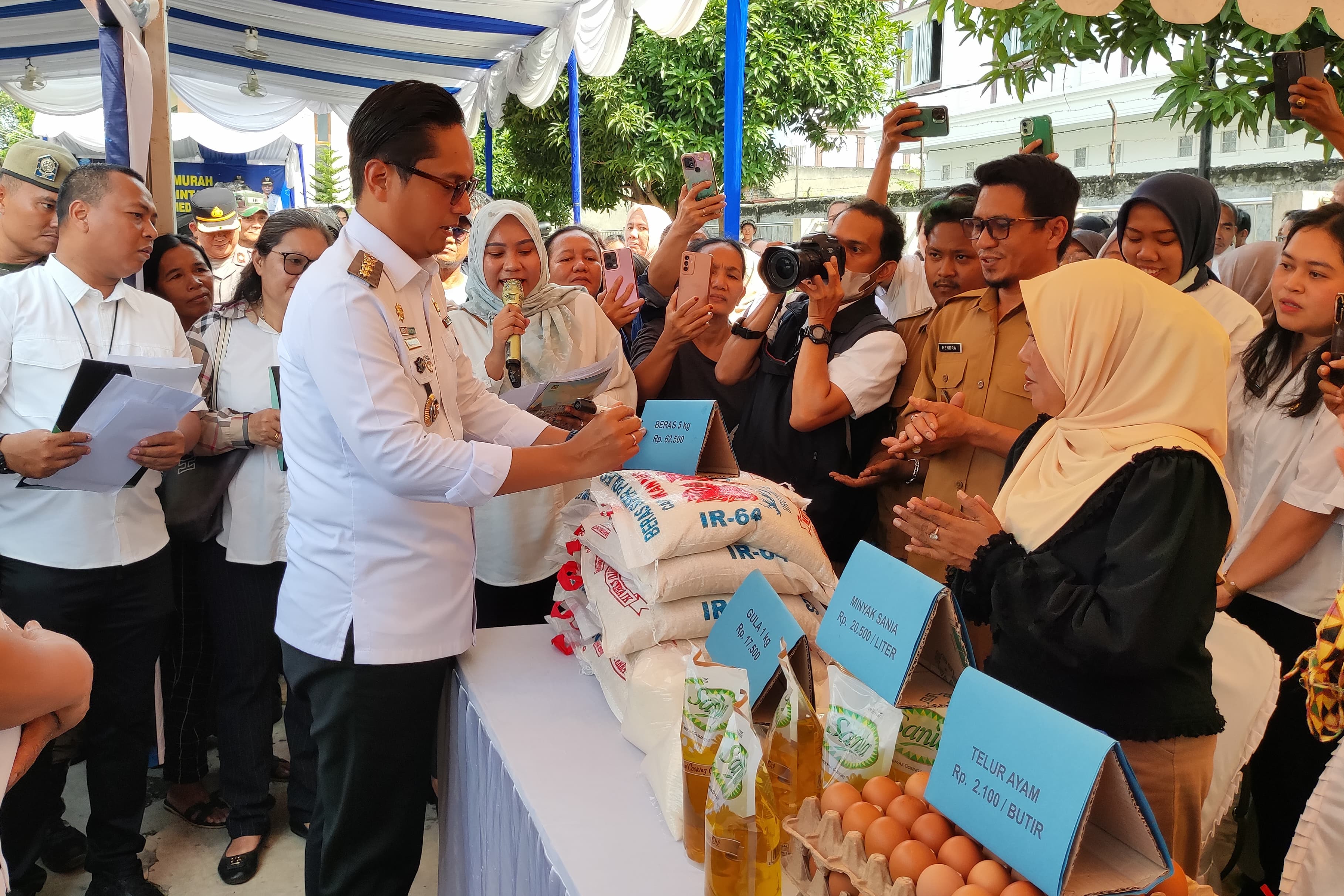 Transaksi Di Pasar Murah Pemko Medan Capai Rp 3,2 Milyar, 4 Kebutuhan Pokok Diminati Warga