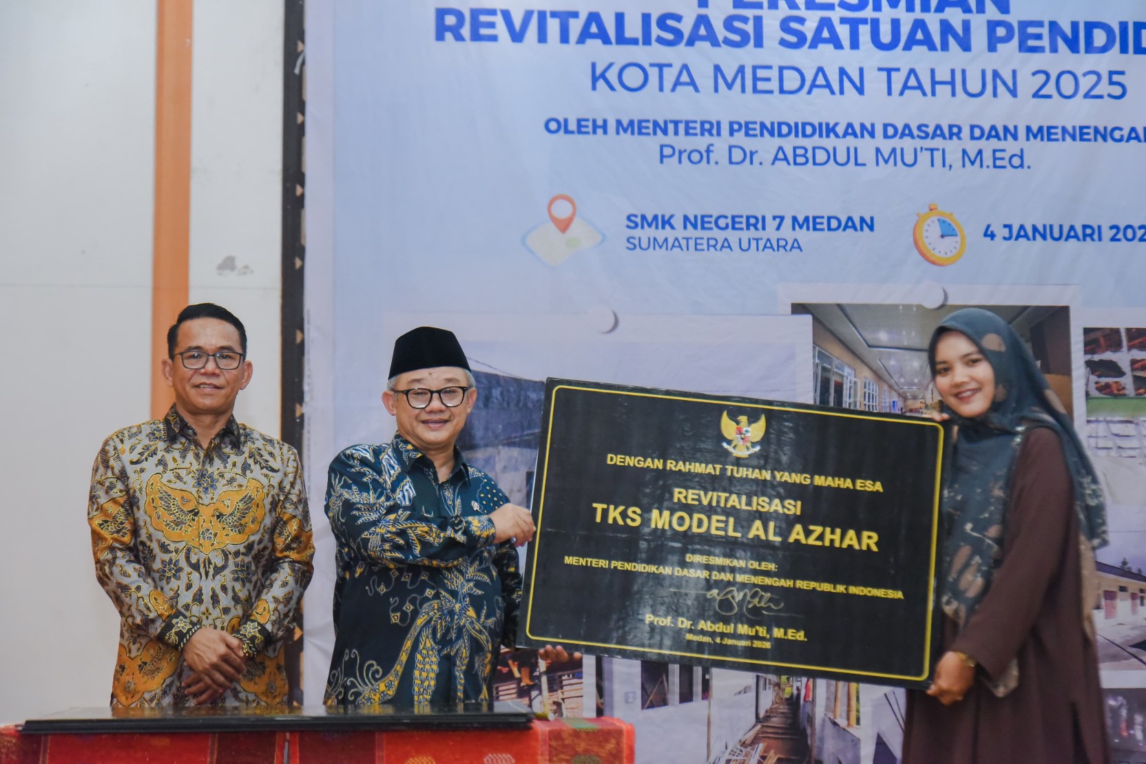 Saat Kunjungan Mendikdasmen, Wakil Wali Kota Minta Penambahan Sekolah Direvitalisasi di 2026