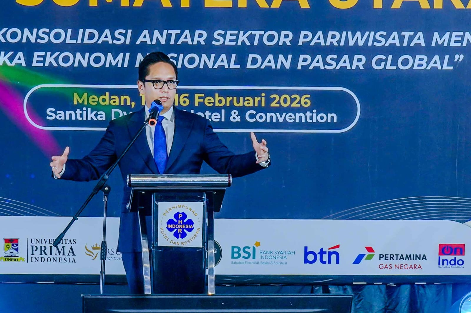 Rico Waas: Kepengurusan Baru PHRI Sumut  Harus Perkuat Daya Saing Pariwisata