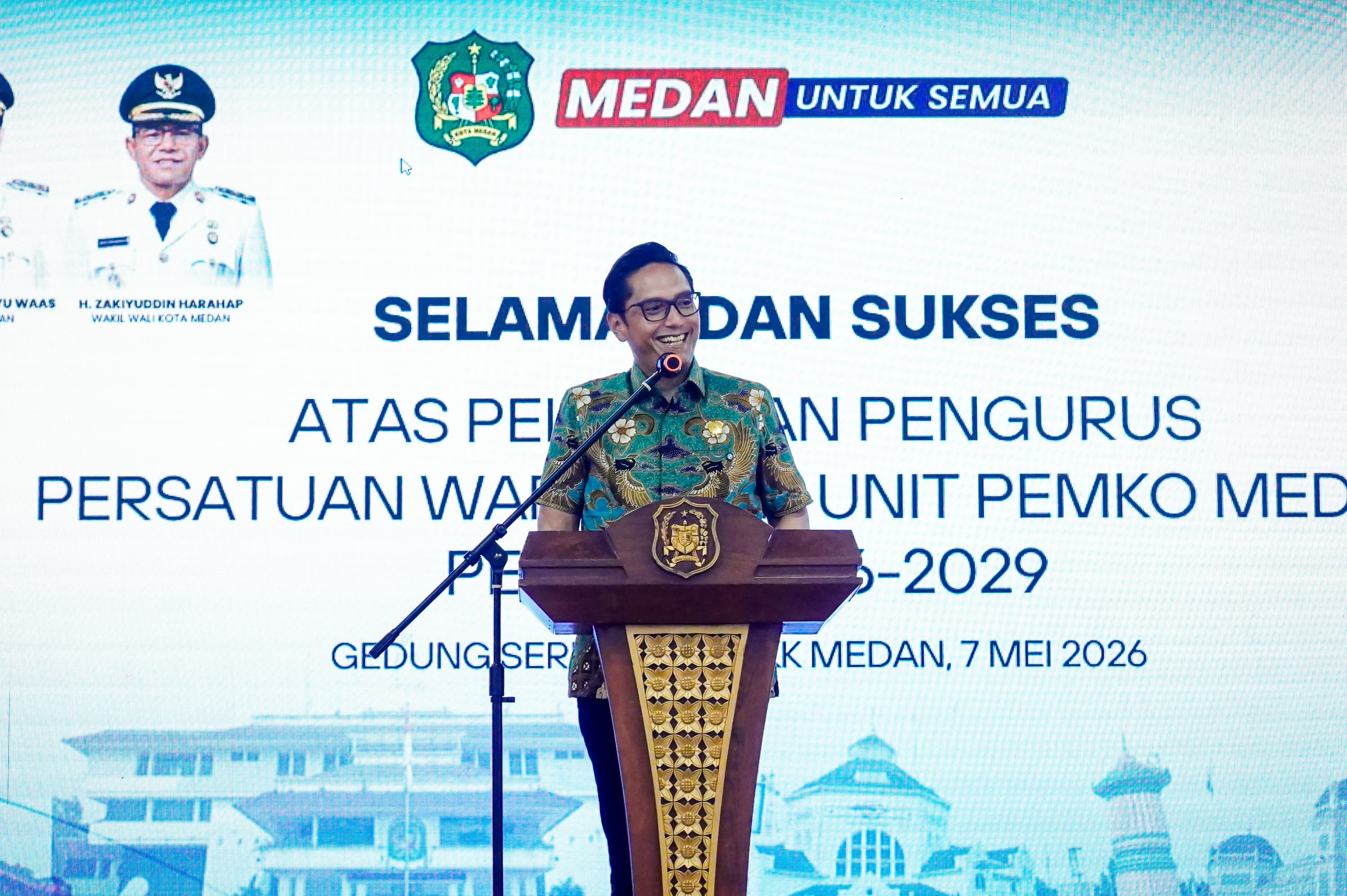Di Pelantikan PWPM, Rico Waas: Tanpa Pemberitaan, Pembangunan Medan Tak Akan Diketahui Masyarakat