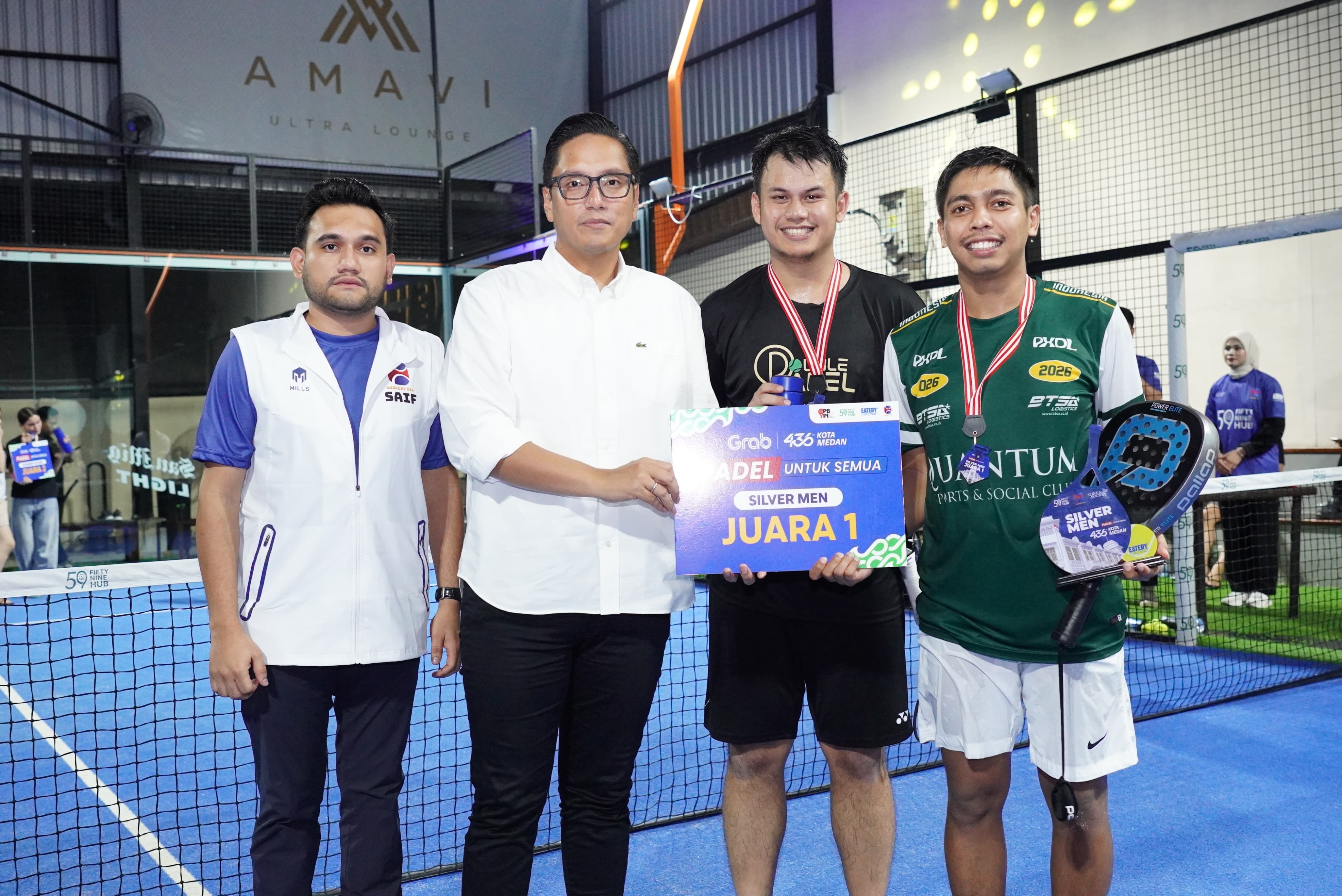 Tutup Turnamen Padel, Wali Kota Medan Ajak Masyarakat Jadikan Semangat Olahraga Sebagai Energi Baru Membangun Medan