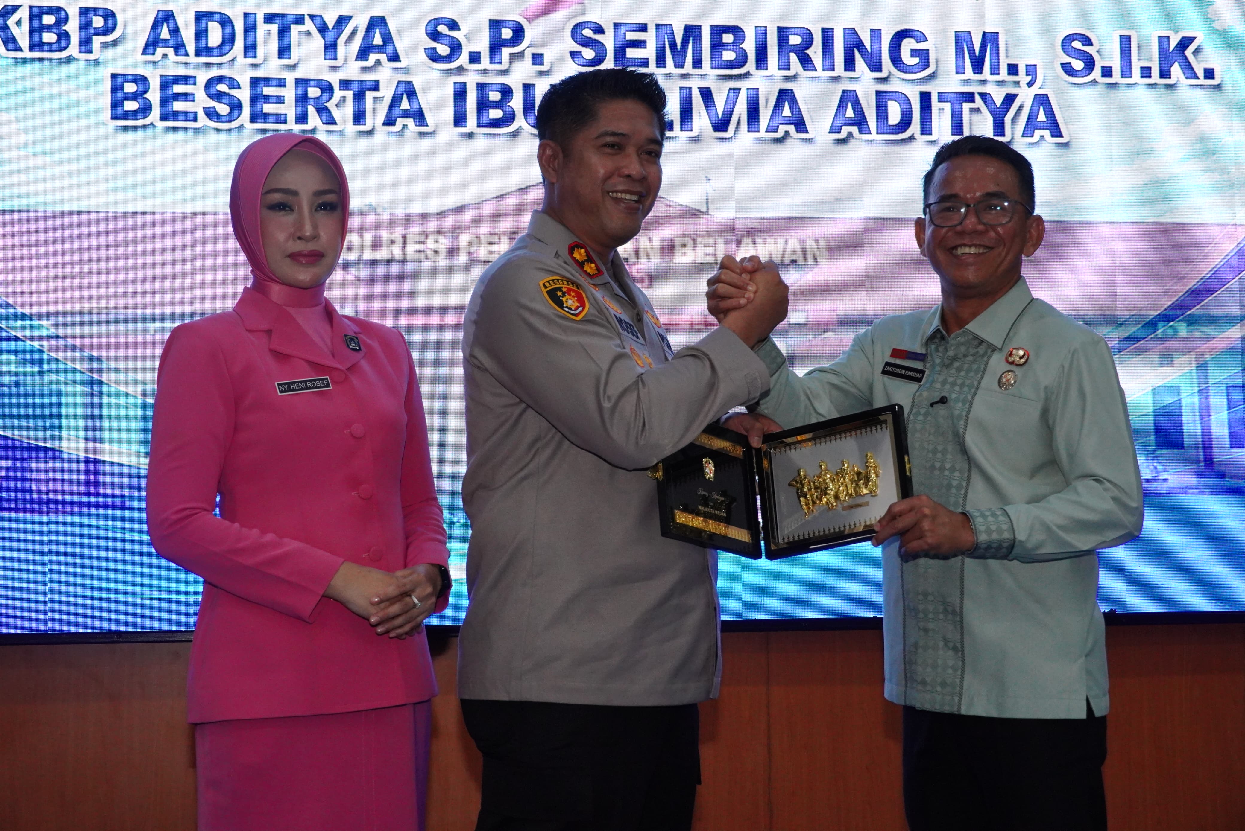 Pisah Sambut Kapolres Pelabuhan Belawan, Wakil Wali Kota Medan Ajak Kapolres Baru Bersinergi Wujudkan Belawan Yang Indah dan Aman
