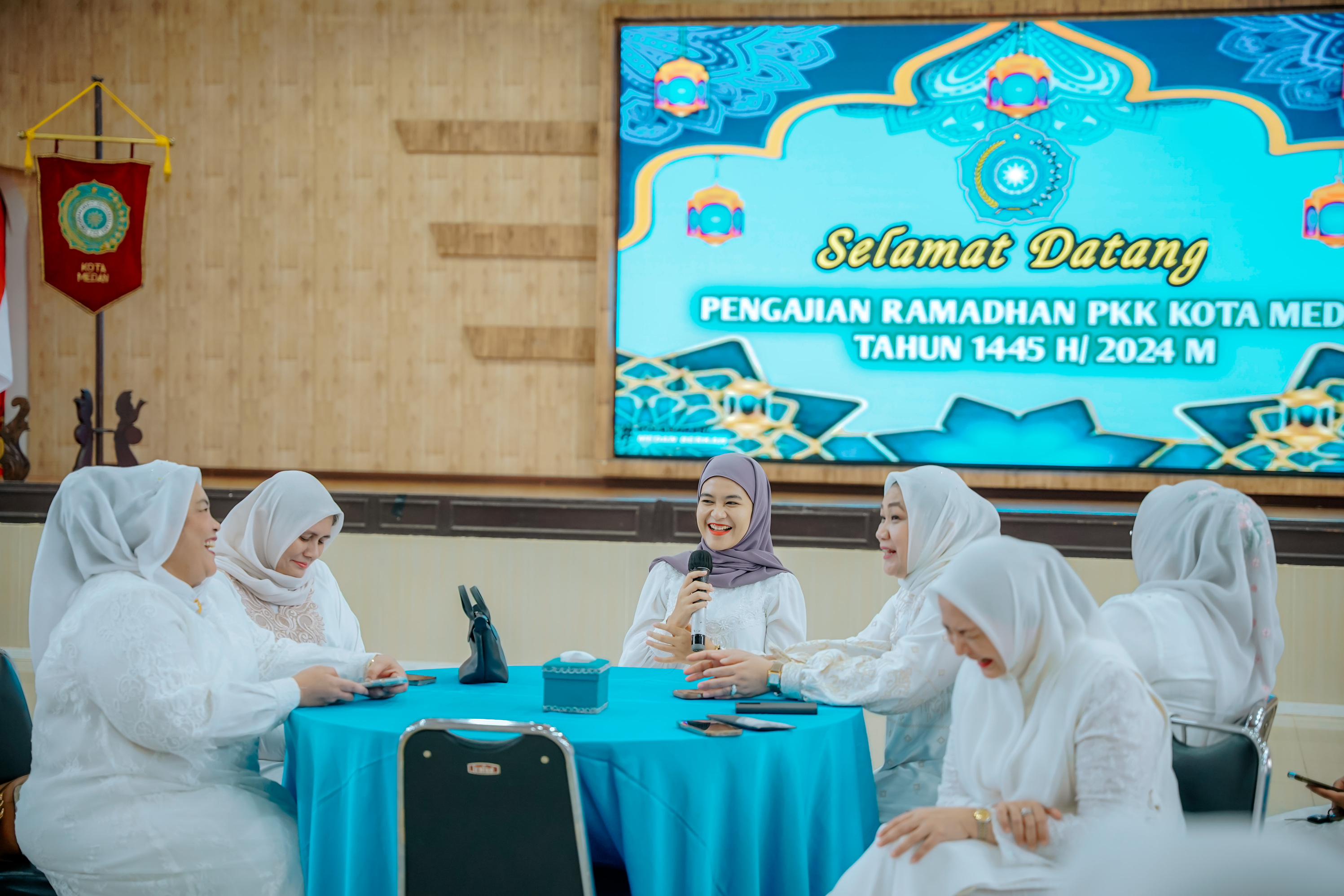 Pererat Silaturahmi dan Tingkatkan Keimanan  Kader, TP PKK Gelar Pengajian Bulan Suci Ramadhan 1445 H