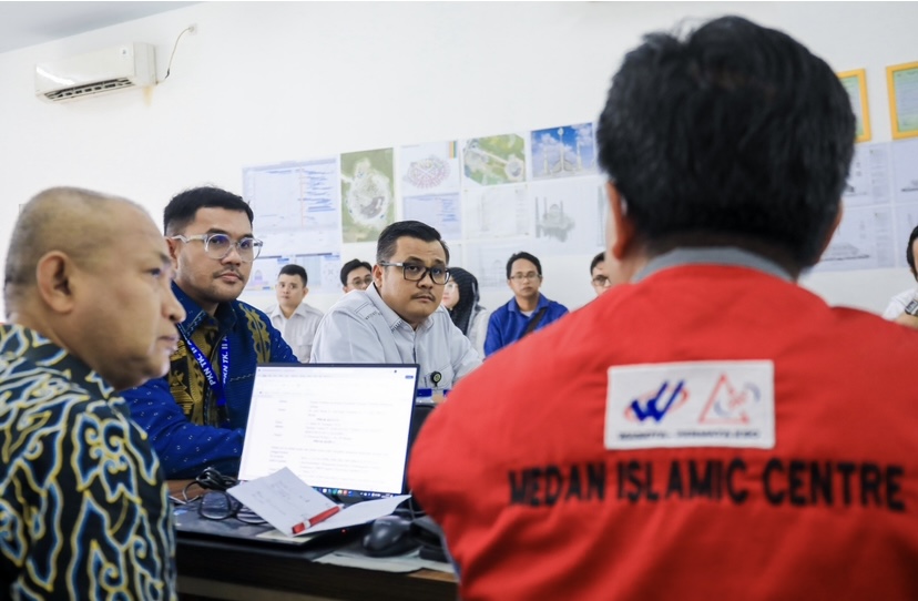 Pastikan Pembangunan Islamic Centre Berjalan Lancar, Pj Sekda Medan Lakukan Pertemuan