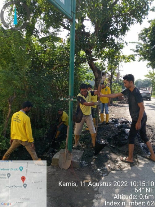 Secara Bertahap Dinas PU Kota Medan Benahi Jalan dan Drainase Di Kota Medan