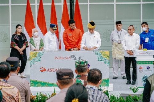 Presiden Resmikan Terminal Tipe A Amplas & Terminal Tipe A Tanjung Pinggir, Bobby Nasution: Semoga Berikan kenyamanan Bagi Masyarakat