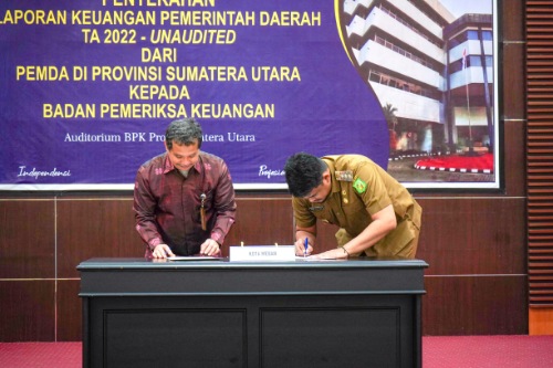 Serahkan LKPD Unaudited TA 2022 Tepat Waktu, BPK Apresiasi Pemko Medan