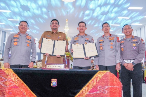 Wujudkan Keselamatan Berlalulintas, Pemko Medan dan Polrestabes Tandatangani MoU Pengembangan Smart City