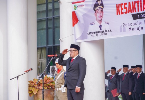 Pembacaan Ikrar Tandai Peringatan Hari Kesaktian Pancasila Pemko Medan