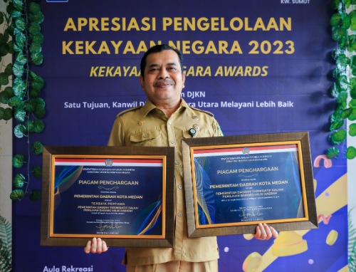 Pemko Medan Raih Dua Penghargaan di Ajang KN Award 2023