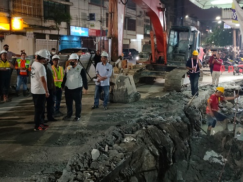 Guna Atasi Banjir, Pemko Medan Mulai Mengerjakan Saluran Drainase Di Jalan Asia