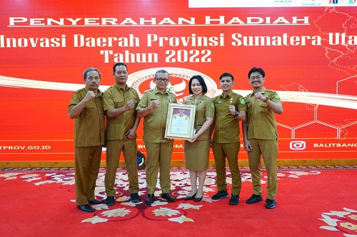 Usung Aplikasi SMART-WAN, Sekretariat  DPRD Medan Nominator 1 Lomba Inovasi Daerah Provinsi Sumut 2022 Kategori Kabupaten/Kota
