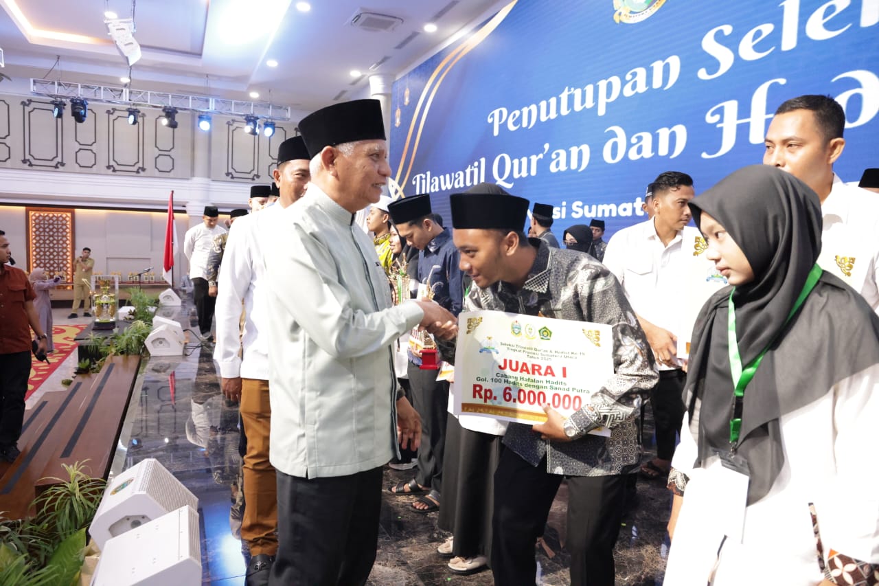 Kota Medan Juara Umum STQH Ke XIX Tingkat Provinsi Sumut
