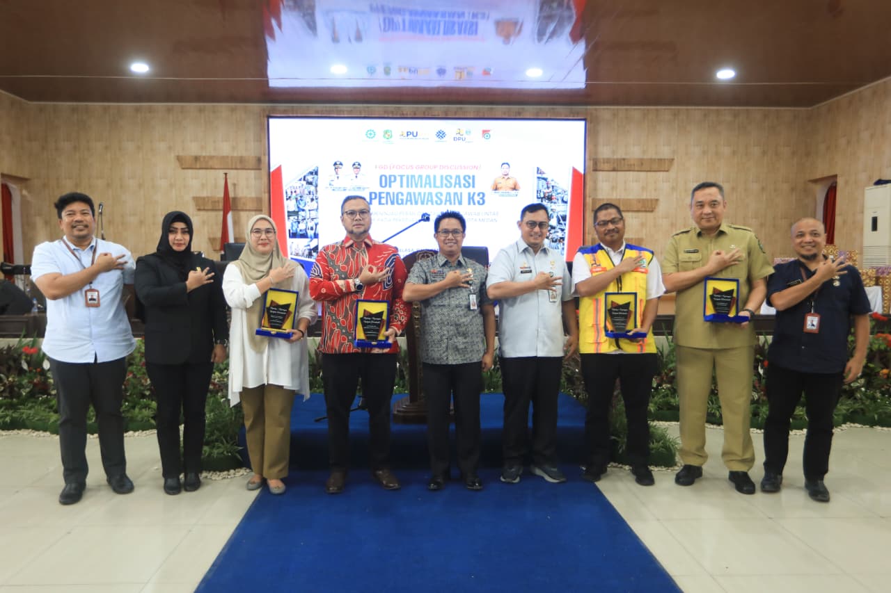 Pemko Medan Gelar FGD Optimalisasi Pengawasan K3 pada Pekerjaan Konstruksi