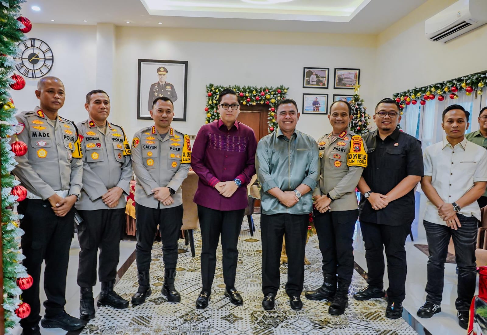 Pererat Kebersamaan di Natal 2025, Wali Kota Medan Hadiri Open House Kapolda Sumut