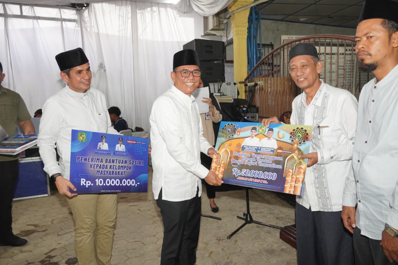 Safari Ramadan di Masjid Taqwa, Zakiyuddin Harahap Ajak Warga Makmurkan Masjid dan Jaga Kebersihan